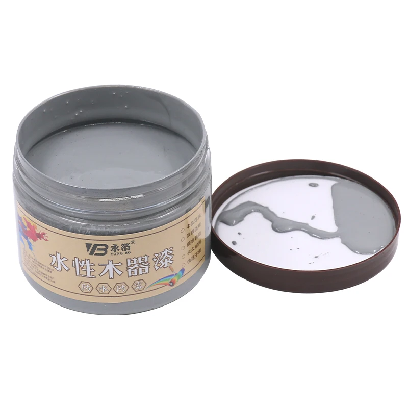 Краска Акриловая средне серая 250 г водостойкая и устойчивая к плесени краска для