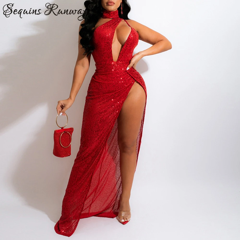 

Sexy backless black sequin corset maxi summer party dress women cocktail evening dresses glitter woman elegant christmas dress