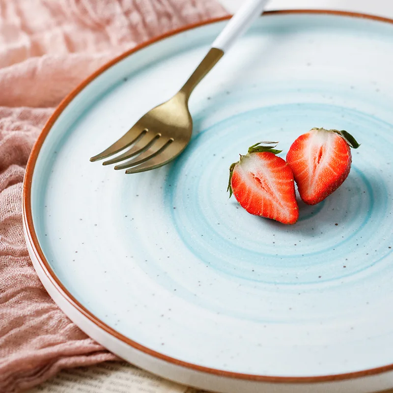 1 шт. 9 дюймов дизайнерская обеденная тарелка в виде макарона красочная