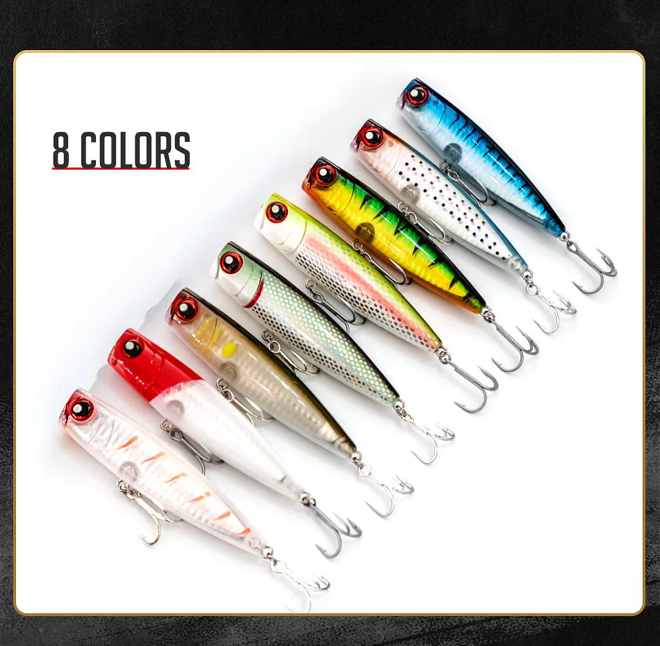 NOEBY Топ воды Поппер рыболовные блесны воблеры 105 мм 24 г ПВХ твердая приманка