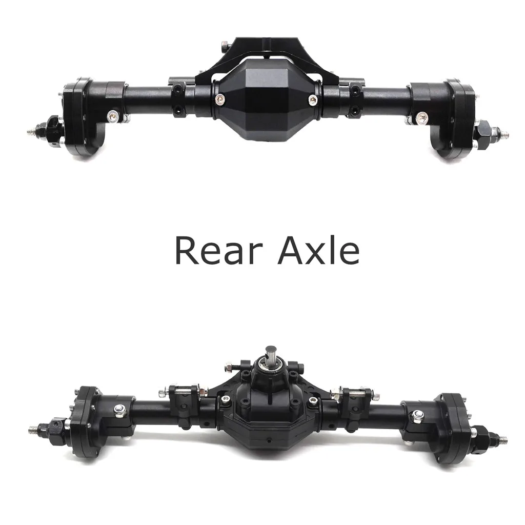 Металлические передние и задние портальные оси для 1/10 RC Гусеничный Axial-SCX10 90046 90047 автомобилей