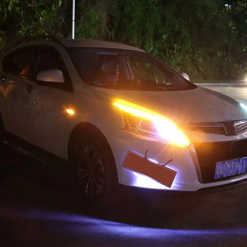 Универсальный 2 шт. светодиодный ультра-тонкий светильник направляющая полоса