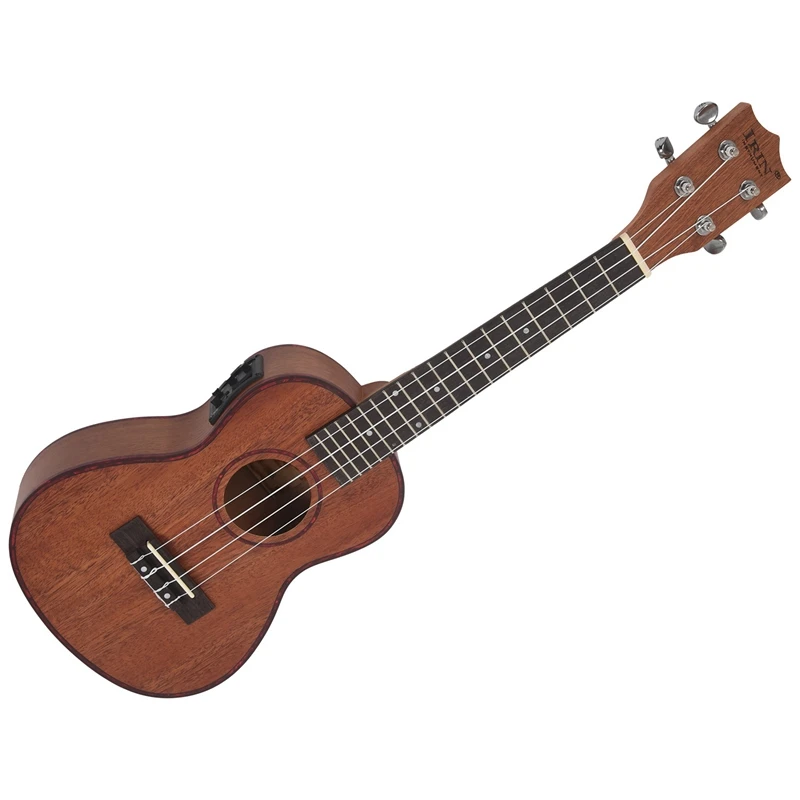 Электроакустическое укулеле IRIN 24 дюйма Абалон корпус край 18 лад четыре струны