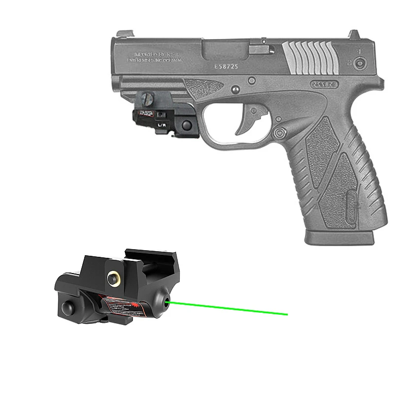 

Self Defense Pistol Green Laser Sight for Taurus g2c Glock 17 19 Railed Pistol Hunting Gun Accessories mira laser Scope lazer