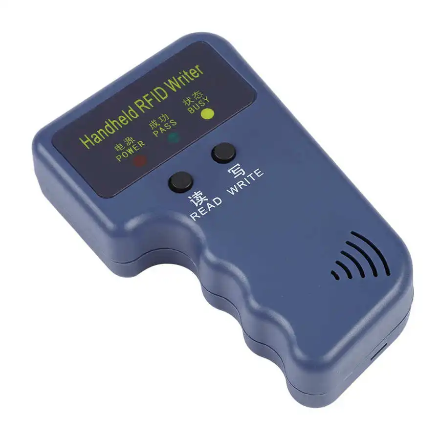 125KHz EM4100 Portable Handheld RFID ID Card Copier Reader / Writer Duplicator + Keyfob for community school office |