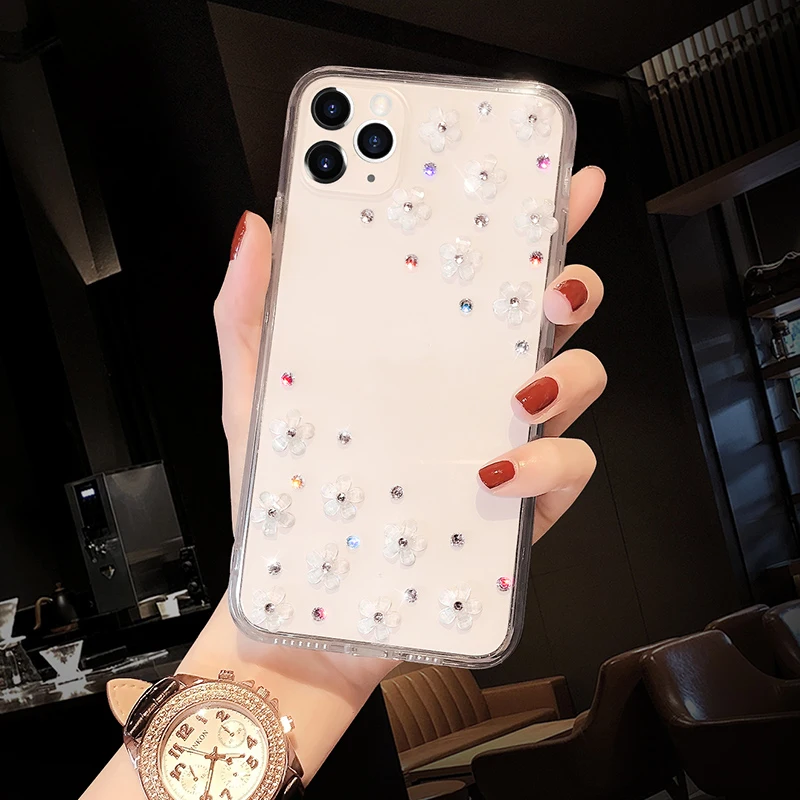 

Cute Silicone Phone Case For OPPO R17 R15X R11S R11 Plus NEO A92 A91 A75S A72 A52 A73 A53S A9 A7 A5 2020 F5 AX7 K1 Flower Case
