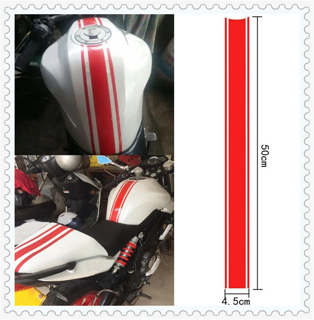 

Motorcycle Accessories Decoration Striped Sticker Decals for SUZUKI GSXR600 GSXR750 B-KING GSXR1000 GSXR600