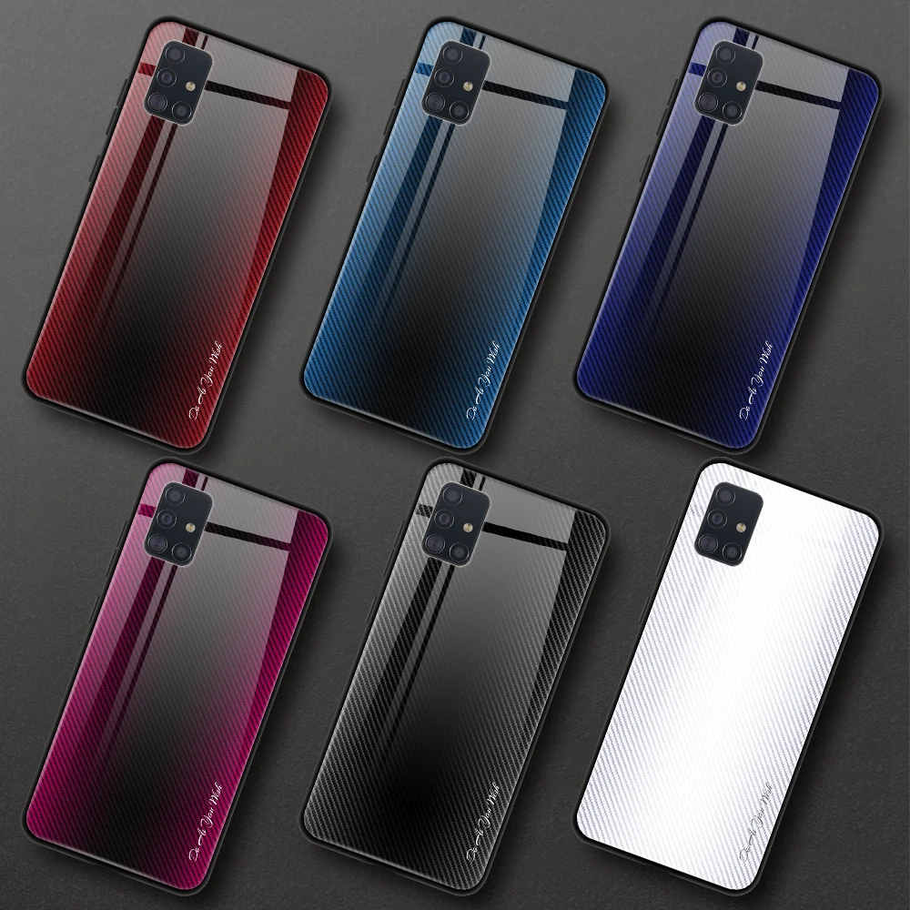 Защитный чехол для Samsung Galaxy S20 Plus Ultra A51 A71 A50 A70 из закаленного стекла телефона