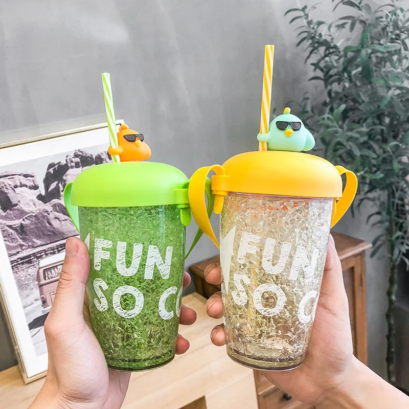 Креативная крутая трендовая курица двухслойная Женская популярная чашка в