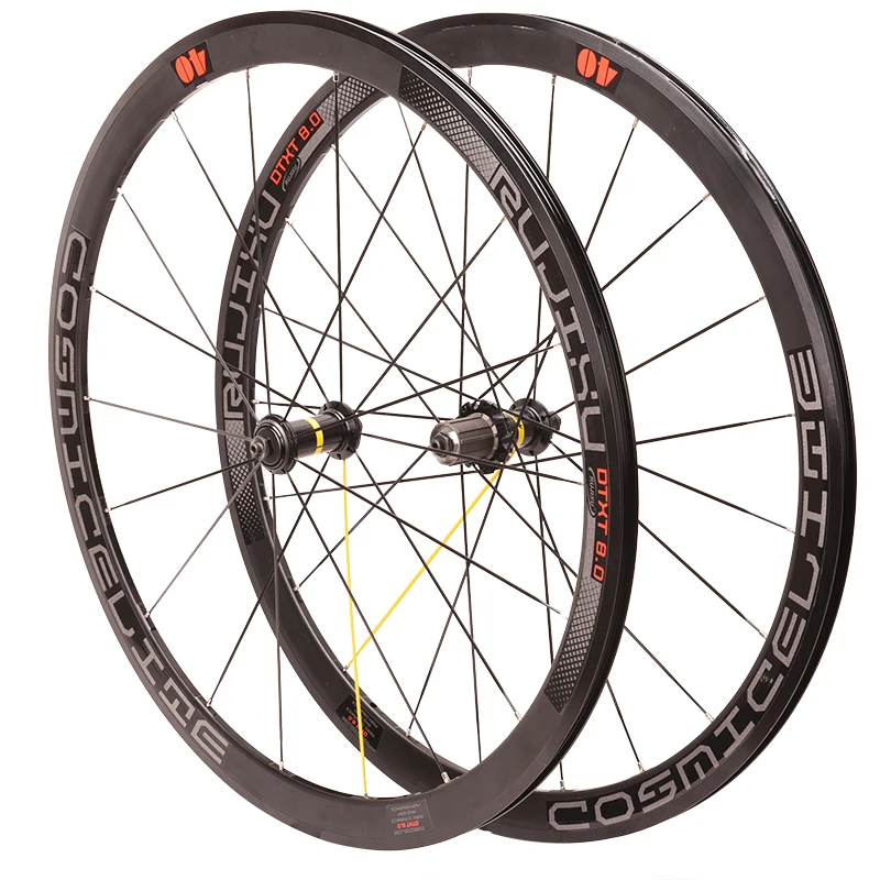 Ultralight brake wheels for road bike V 700c Cosmic 40mm aluminum alloy bicycle | Спорт и развлечения
