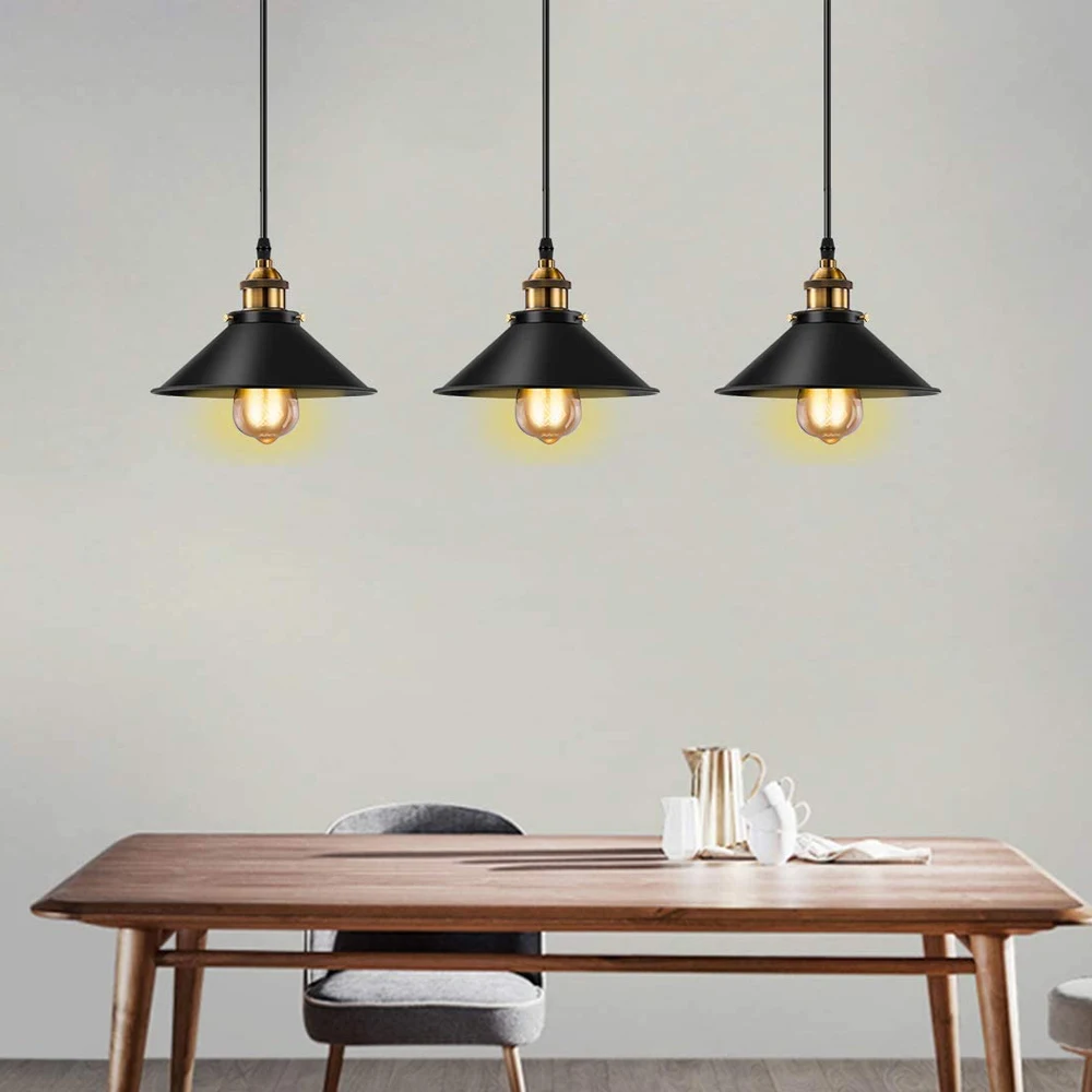 

Industrial Pendant Light E26 E27 Base Lampara Colgante Vintage Hanging Pendant Lights Retro Pendant Light Fixture Home Kitchen