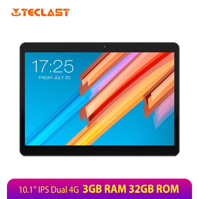 Планшет с поддержкой 4G-звонков Teclast M20 Dual, 10,1 дюйма, 1920*1200, MT6797 X23 Deca Core, 3 ГБ ОЗУ, 32 ГБ ПЗУ, Wi-Fi, Android 8.0