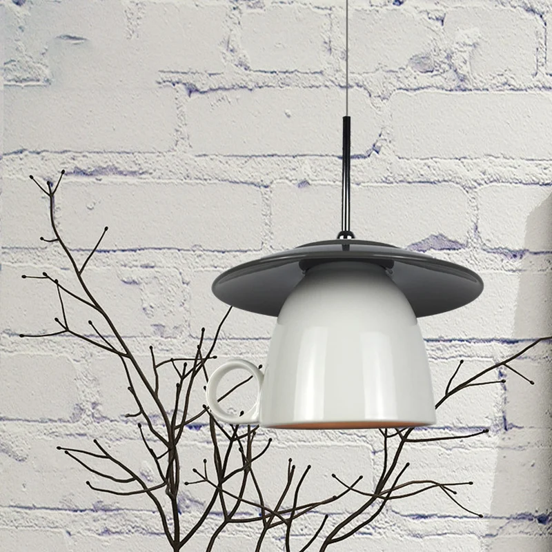 Люстра однотонная Керамическая люстра в скандинавском стиле для столовой