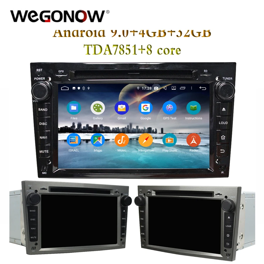 32G rom + 4 Гб ram Android 9 0 для Opel Astra Corsa Antara Zafira Vectra автомобильный мультимедийный dvd плеер