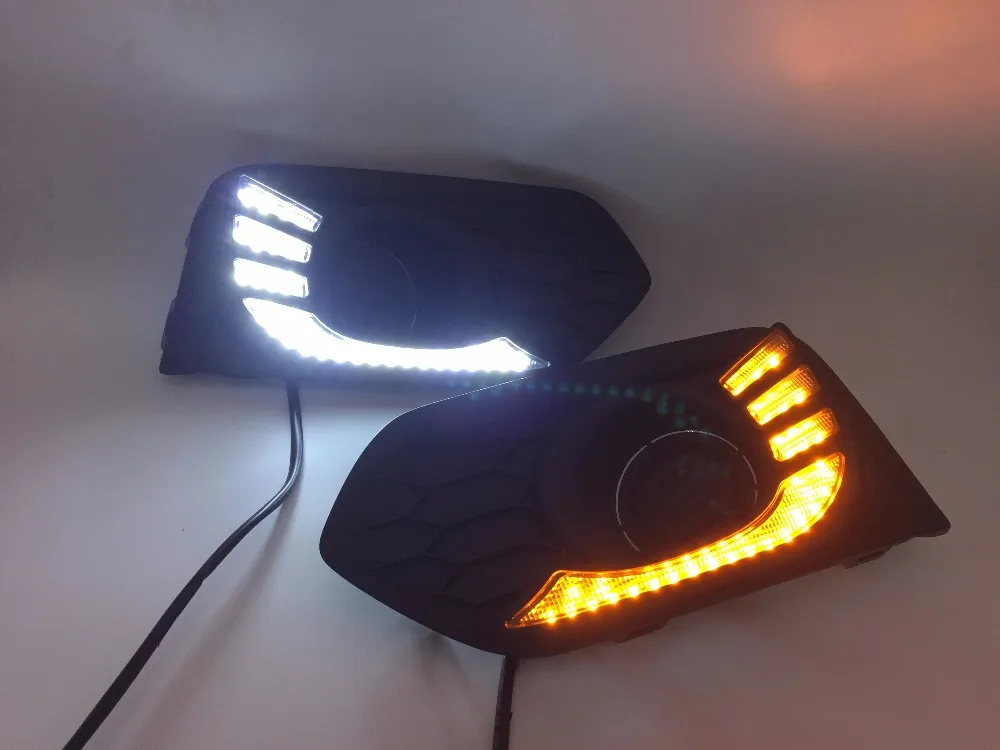 Указатель поворота Стиль реле Водонепроницаемый 12V светодиодные дневные ходовые