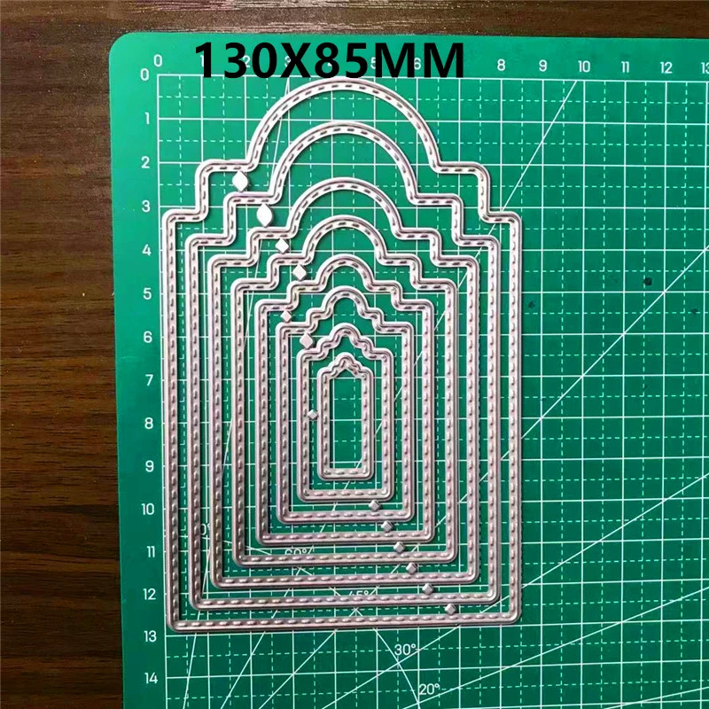 Неравномерность металлический Трафаретный вырубной штамп diy тег умирает