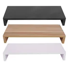 1 слой деревянная подставка для монитора, подставка для ЖК-экрана компьютера, настольное хранилище, слоты для офисных принадлежностей, подставки для монитора ноутбука, телевизора