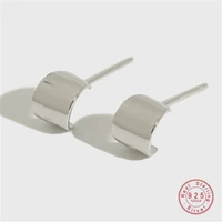 hi man korea ins simple s925 sterling silver stud earrings women fashion temperament party jewelry accessories