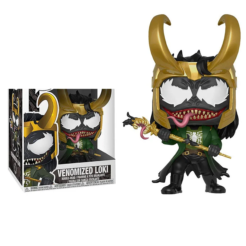 Новинка экшн-кукла из ПВХ Funko фильма marvel Мстители яды Локи серия Детский