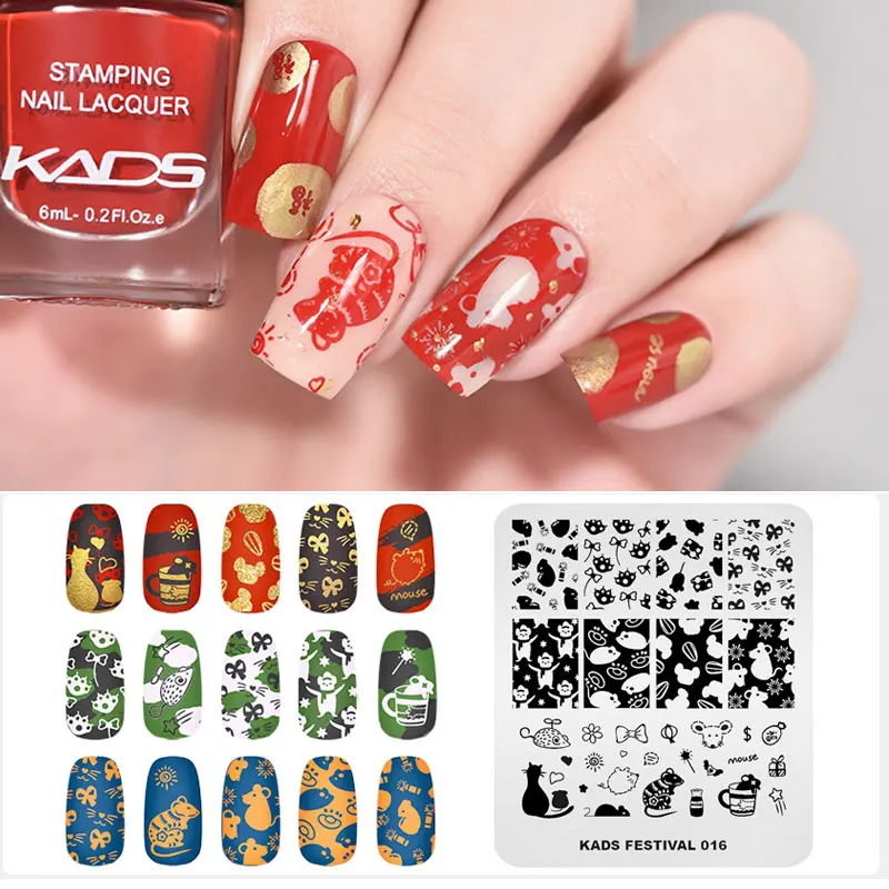 30 Styles Nail Stamping Plates Swanky Image Stencils for Polish Flowers Cartoon Art Template Design Nails | Красота и здоровье