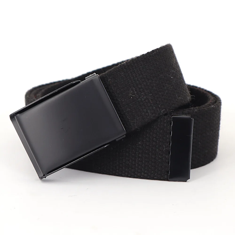 

Fashion New Unisex Trousers Belts Canvas Belt Metal Buckle Men Women Boys Jeans Belts Candy Colors Top Quality Luxury Belts150cm