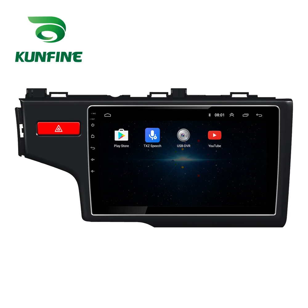Автомобильный DVD-плеер 8-ядерный Android 10 0 GPS навигация стерео для Honda Fit 2008-2013 радио