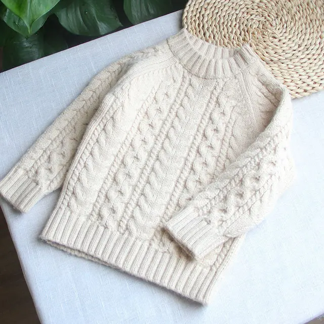 

Rlyaeiz Children Sweater Knitwear 2019 Autumn Winter Casual Kids Clothes Twist Knitting Pullover Knitted Baby Boys Girls Sweater