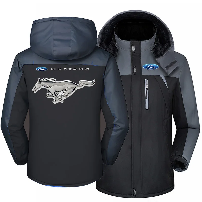 

NEW Winter Jacket Men for MUSTANG Windbreaker Windproof Waterproof Thicken Fleece Outwear Outdoorsports Overcoat