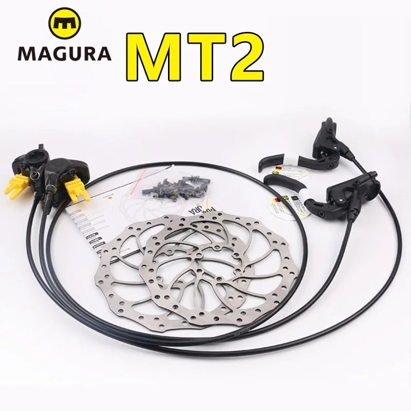 Гидравлический тормоз MAGURA MT2 дисковый для велосипеда передний и задний тормозной