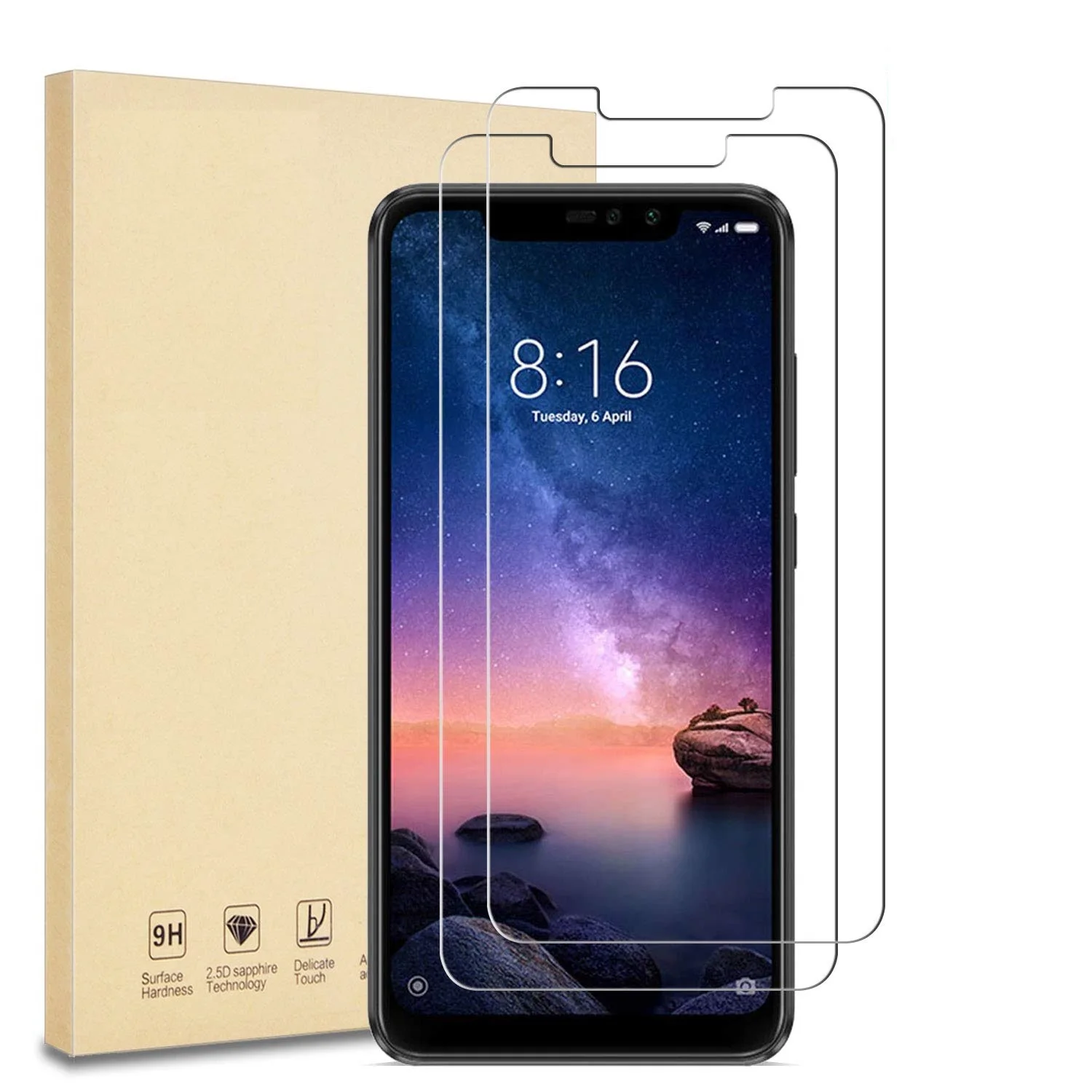Закаленное стекло для Xiaomi Redmi 6A 6 Note Pro защита экрана на 5 5A 4 4X 4A Plus 7 Cristal