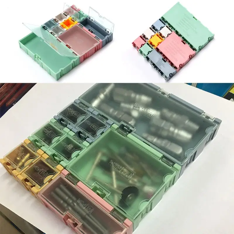 9 шт./компл. SMD контейнер SMT электронный компонент ИС Mini шкатулка для хранения