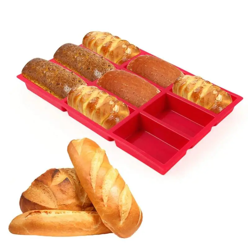 Brownie Muffin Silikon Brot Loaf Mold Pan Backen Formen Kuchen Nicht-Stick Reusable für Käse Candy Seife Schokolade Werkzeuge