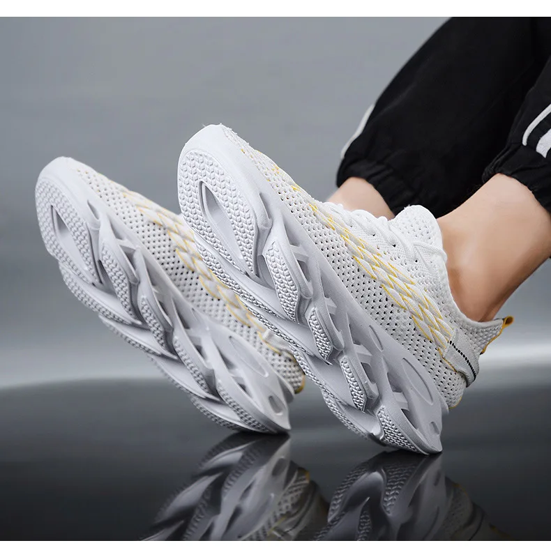 Дышащая Спортивная обувь для ходьбы flyknit; модные мужские кроссовки; Уличная обувь без шнуровки; Качественная спортивная обувь для студентов; Мужская обувь; DY66