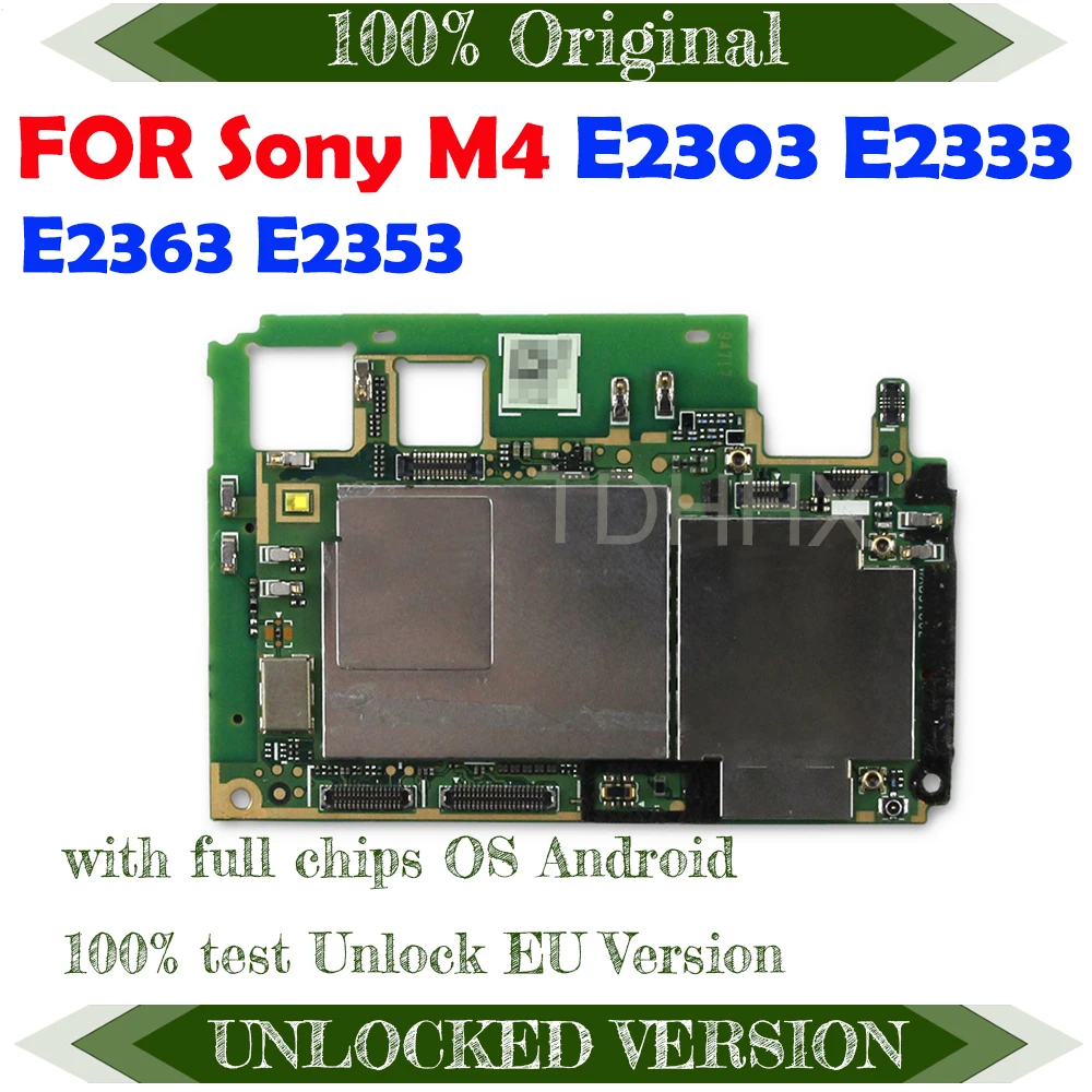 Complete Logic Boards for Sony Xperia M4 Aqua E2303 E2333 E2363 E2353 motherboard EU version 100% tested with full chips plate | Мобильные
