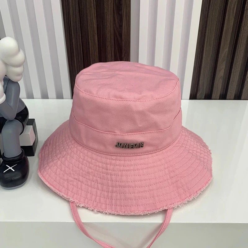 

2021 Hot New Fashion French Luxury Brand High quality cotton women Bucket sun protection Hat Cotton 5 color one size women's cap
