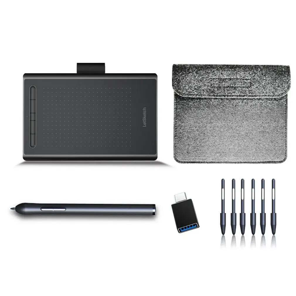 

8 Inches USB Art Digital Graphic Tablet Digital Drawing Board With 8192 Level Pen Pressure Stylus For Online Teaching