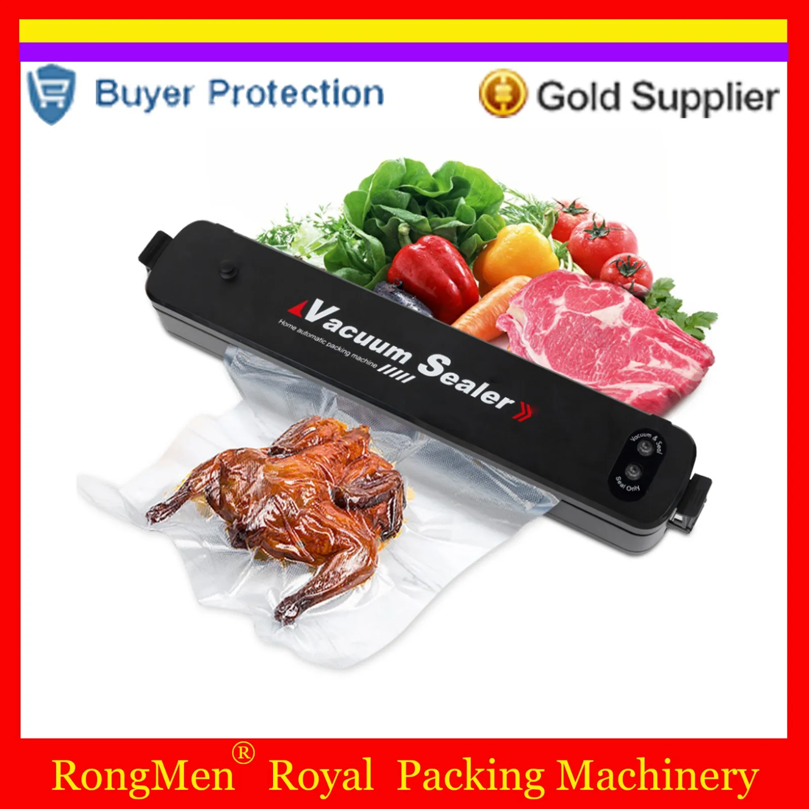 Вакуумная упаковочная машина для домашнего использования вакуумный упаковщик