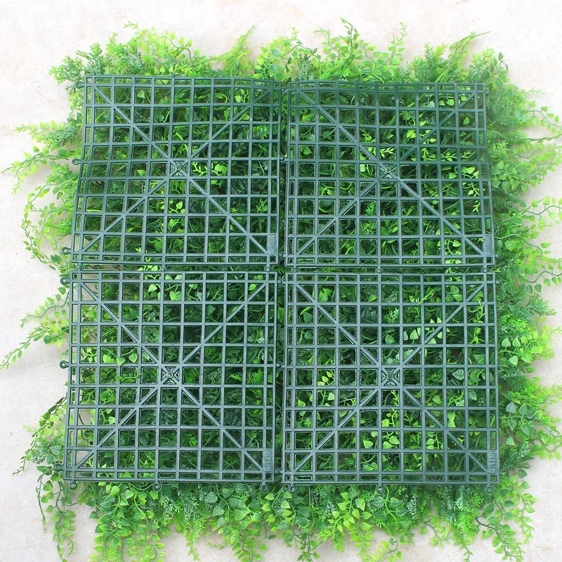 

Artificial Boxwood Hedge Privacy Fence Wall 10"X10" Grass Mats Plastic Plants for Decoration Garden Indoor