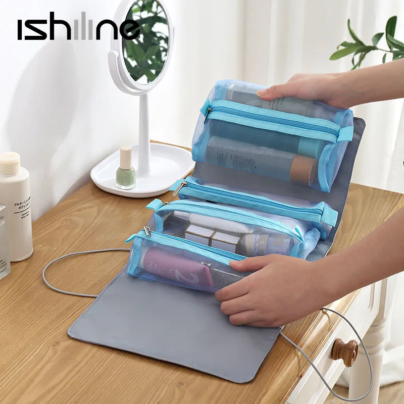 Креативная дорожная сумка для хранения макияжа съемная водонепроницаемая мытья