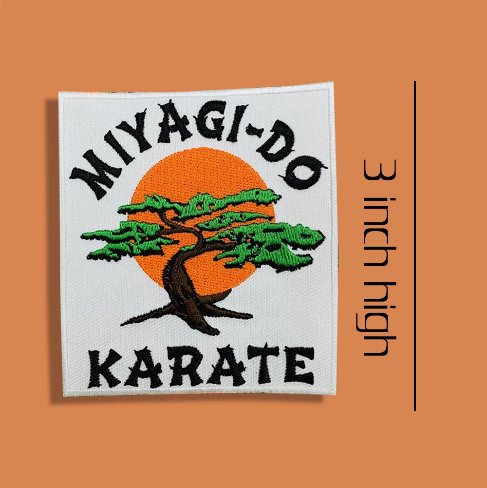 Вышитые или Пришивные нашивки для одежды Miyagi-Do Karate в стиле ретро винтажные крутые