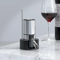 whiskey aerator automatic pourer electric wine decanter battery powered household gadgets stainless steel case kitchen bar