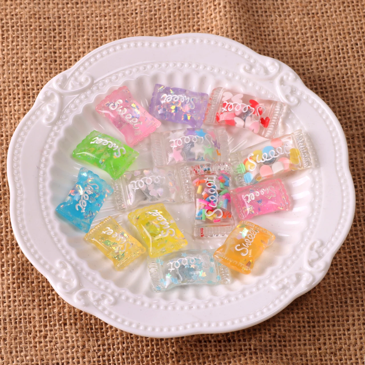 Наклейка на холодильник QIYUE в форме конфет наклейка из смолы Современное