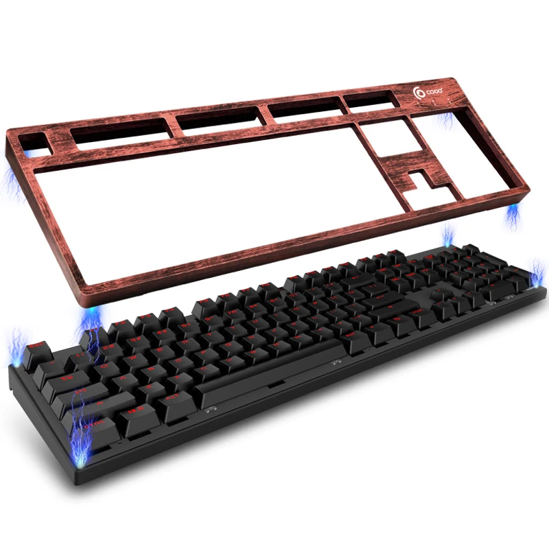 Профессиональная механическая клавиатура CD302 для киберспорта с синими/красными