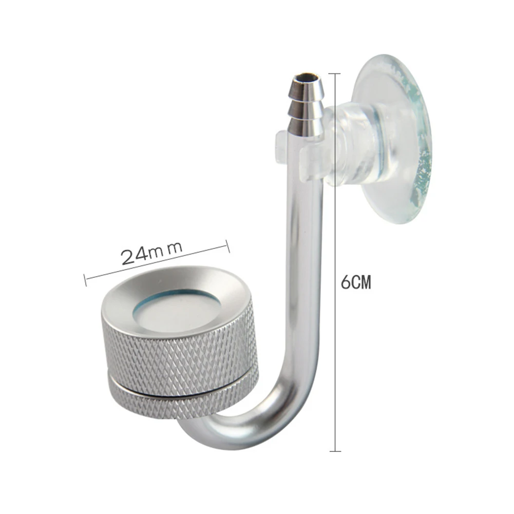 

Aquarium CO2 Diffuser Aquarium Bubble Verstuiver Reactor Solenoid Regulator CO2 Systeem Verstuiver Voor Plant Met Zuignap Silver