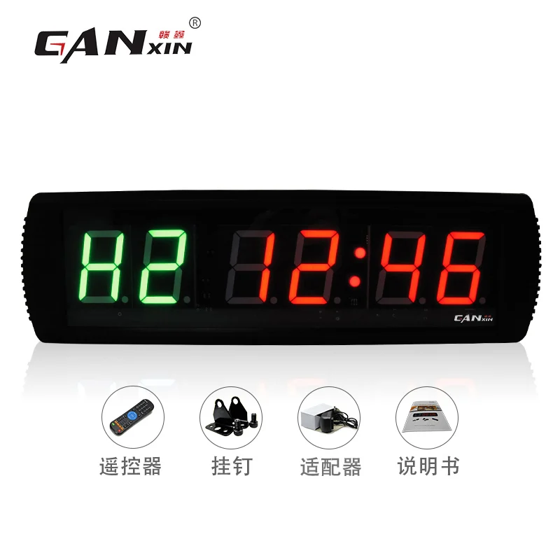 

[Ganxin] для 3-дюймовых портативных и высококачественных светодиодных мини-таймеров, светодиодные настенные часы