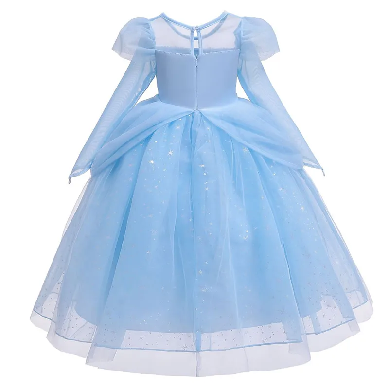 Новинка 2022 платье Эльзы для девочек в реальности необычный костюм принцессы с