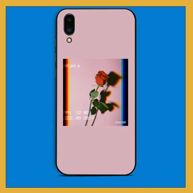 TOPLBPCS розовые эстетические песни строки эстетической роскошной женской для Vivo Y91C