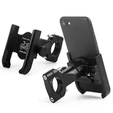 Aluminum Alloy Bicycle Phone Holder Adjustable Motorcycle Bike Phone Holder Non-slip MTB Phone Stand Cycling Accessories