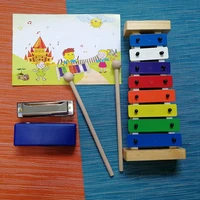 wooden 8 key xylophone for kids accurately tuned glockenspiel colorful keys with engraved notes