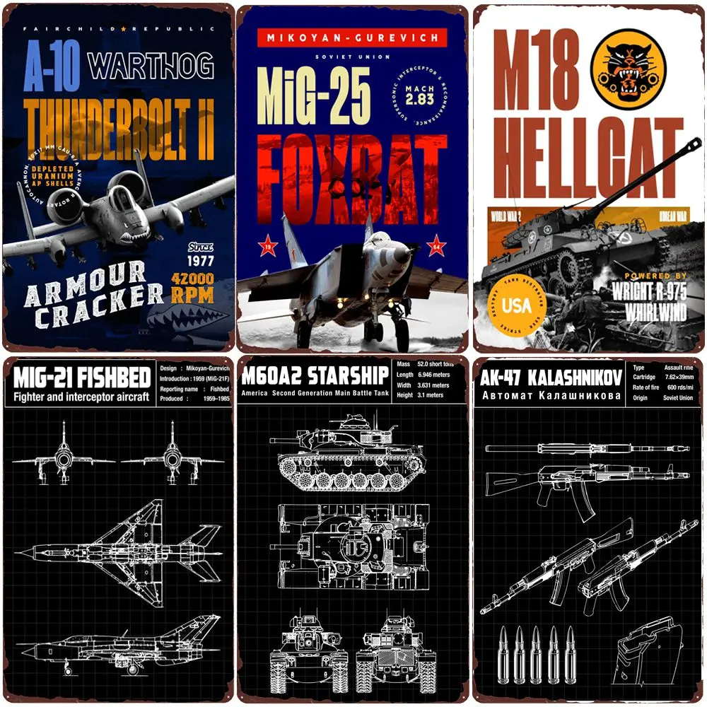 

Тяжелый танк винтажный металлический знак олова бар клуб домашняя комната Декор стены постер с истребителем боевой танк живопись военный Вентилятор Подарок N432